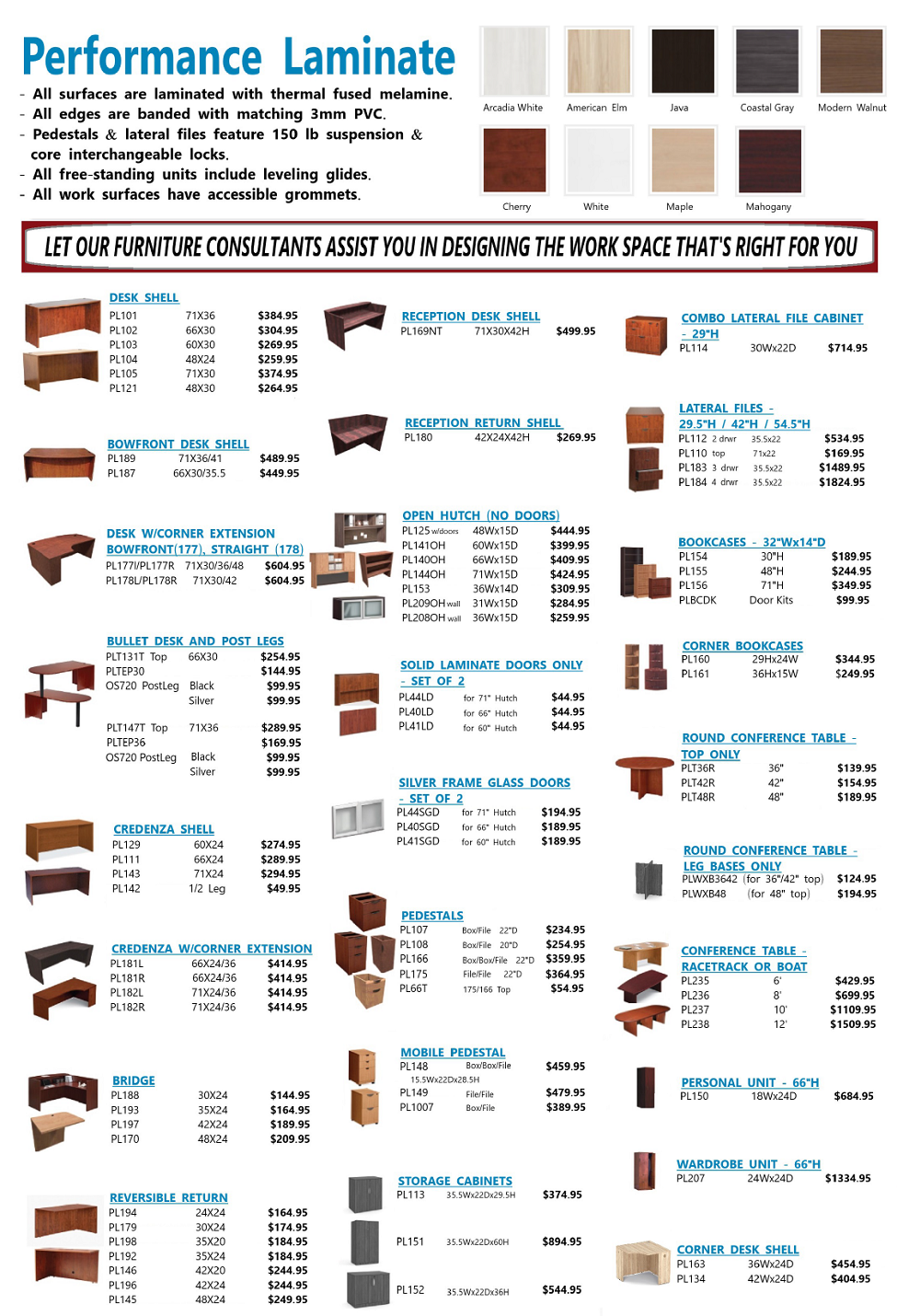 Office Pro's Modular Laminate Furniture