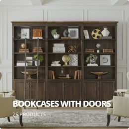 Bookcases with Doors