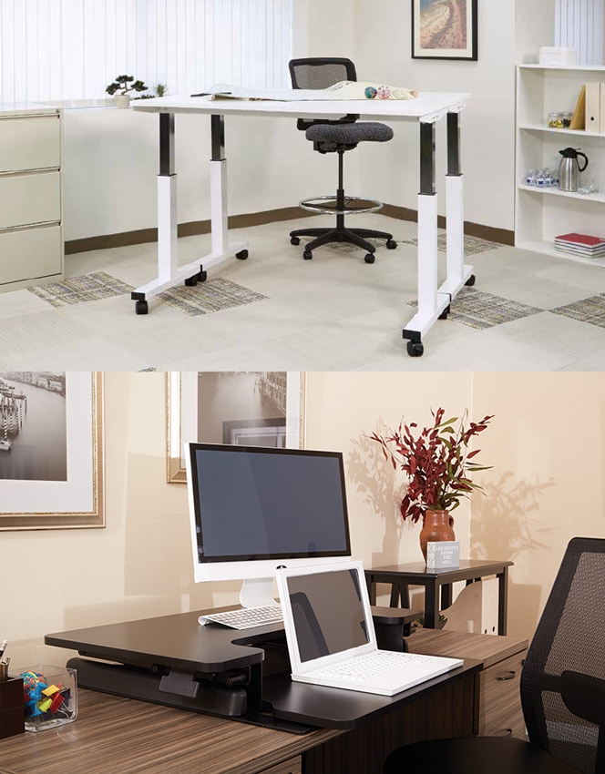 Height Adjustable Desks & Risers
