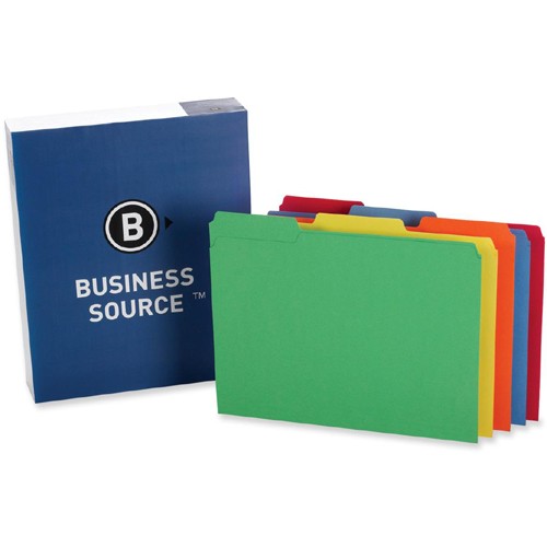  Business Source Color-coding Top Tab File Folder