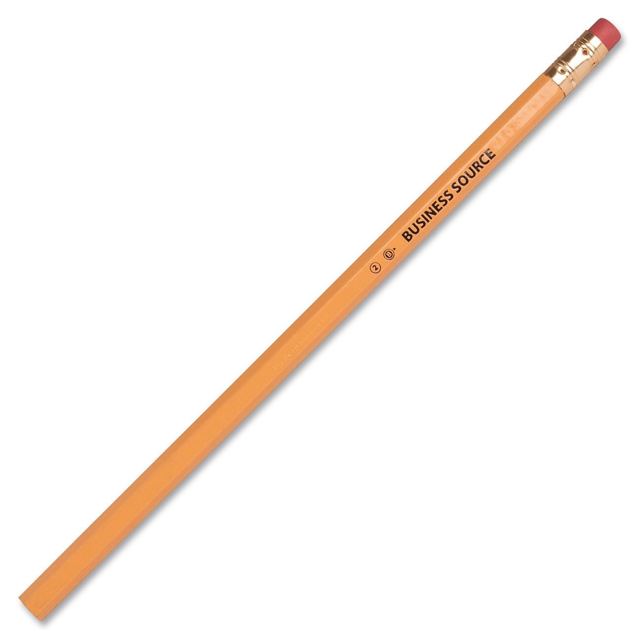 Business Source Woodcase Pencil 12 Pack