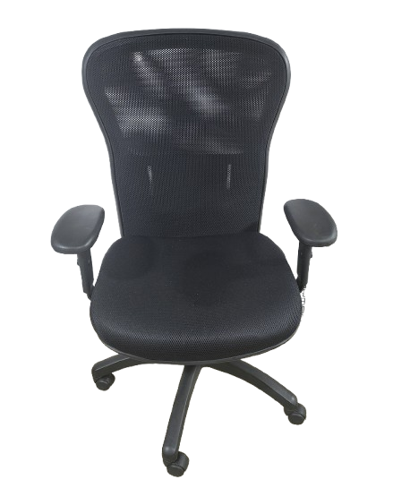 Preowned Black Mesh Task Chair by Office Star