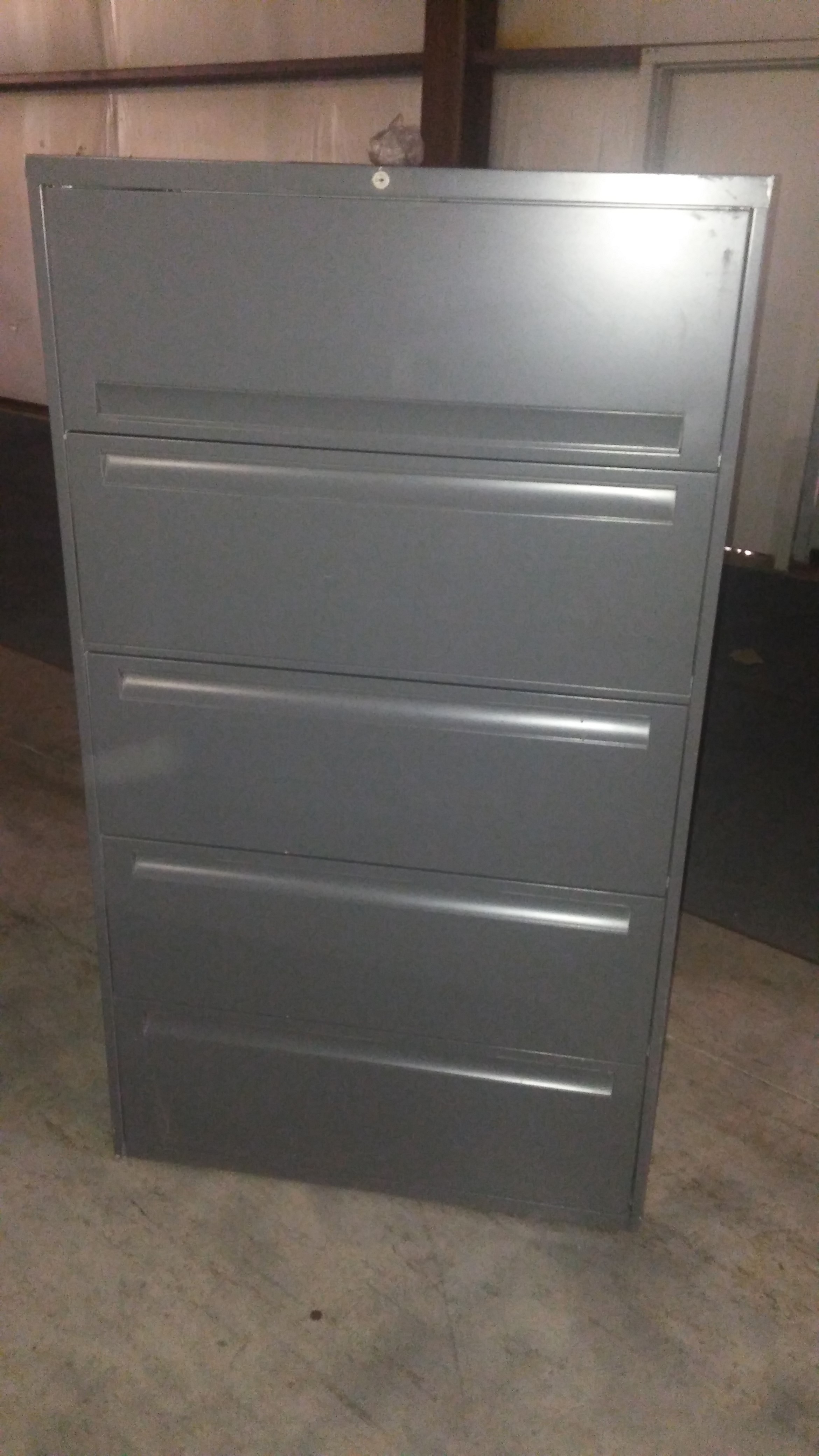 Steelcase Five Drawer Lateral Filing Cabinet 