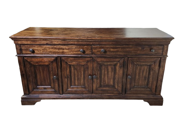 Preowned Cherry Finish Credenza