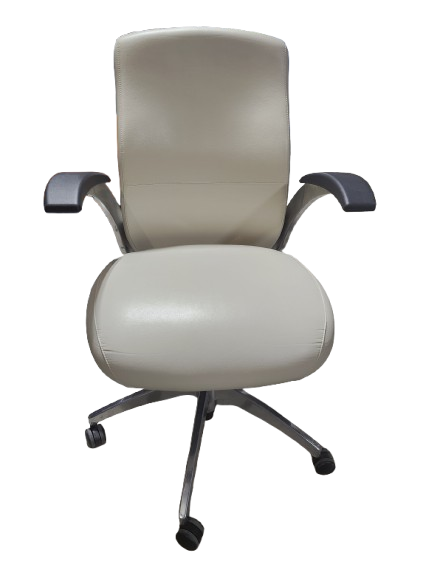 Preowned Executive Chair, Cream