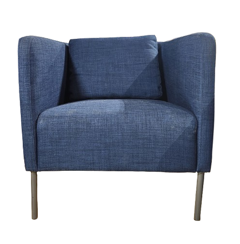 Preowned Blue Club Chair