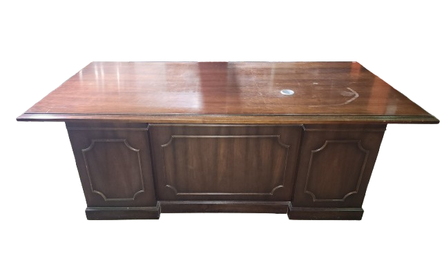 Preowned Mahogany Executive Desk
