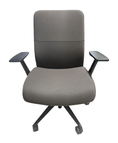 Preowned High Back Conference Chair, Brown