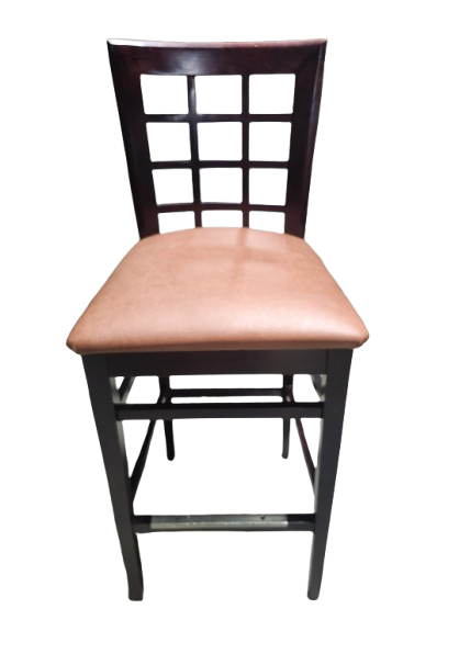 Preowned Lattice Back Bar Stool