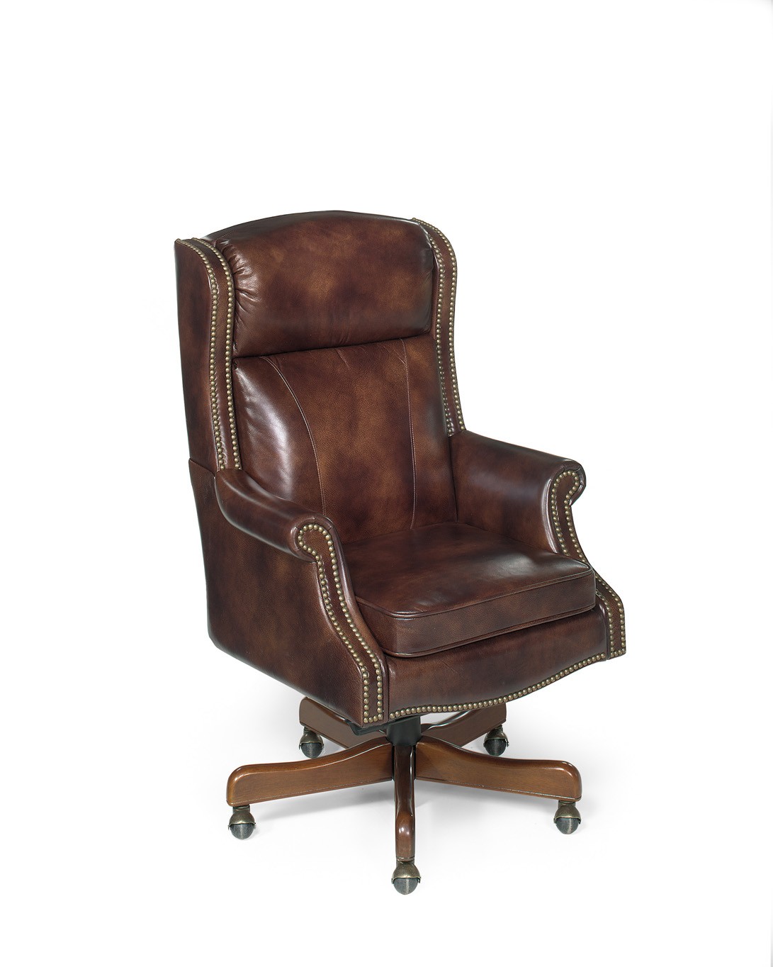 Hooker Furniture Seating EC216 Merlin Executive Swivel Leather Chair