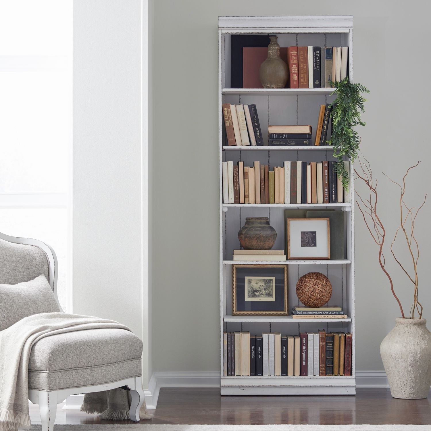 Magnolia Manor 84" Bookcase by Liberty Furniture 