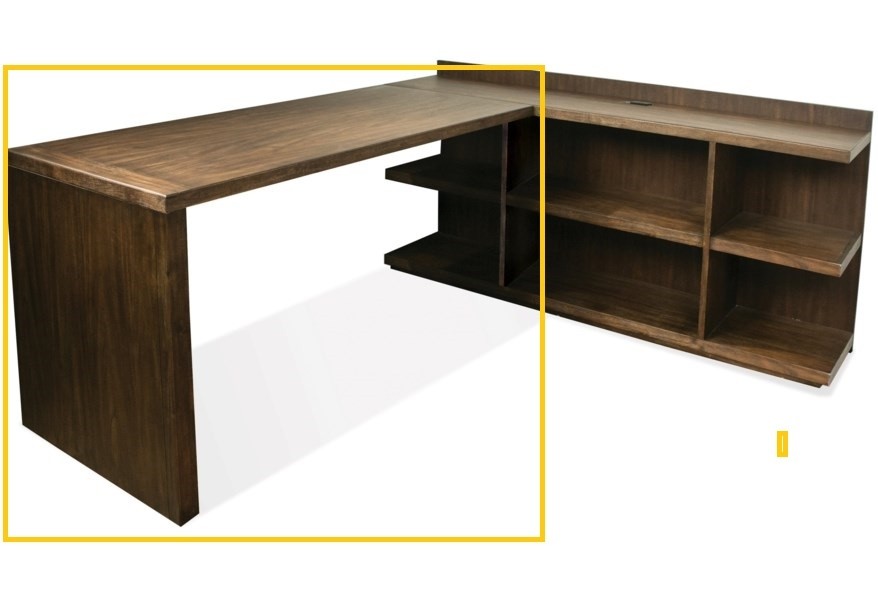 Return desk 28033 - Peninsula Bookcase Sold Separately