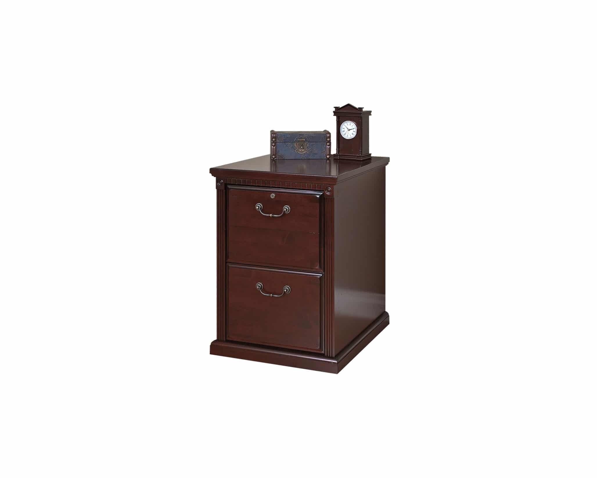 Huntington Two Drawer File by Martin Furniture, Vibrant Cherry