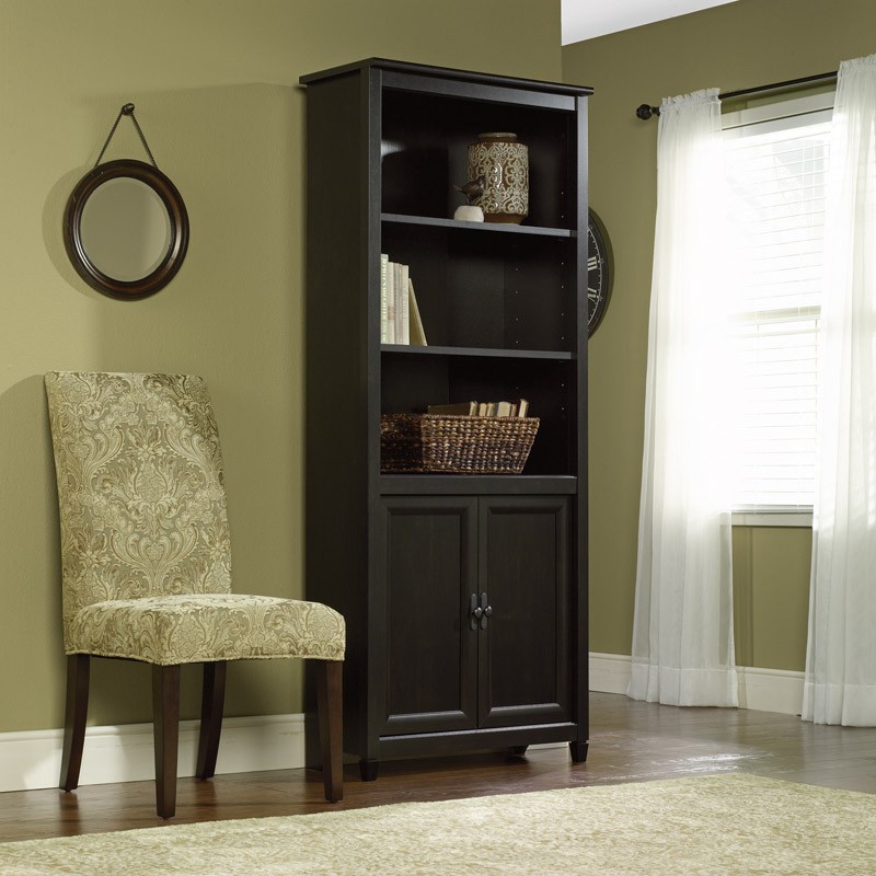 Sauder Edge Water Bookcase with Doors 409046