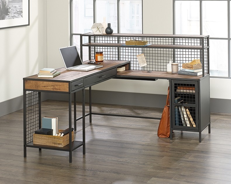 Boulevard Cafe L-Shaped Desk by Sauder, 420650