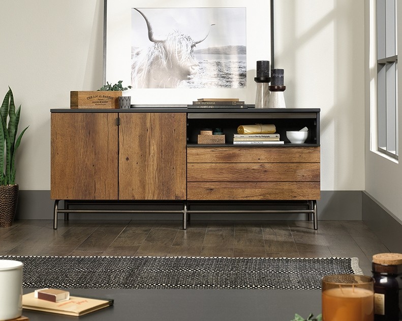 Sauder Black Credenza Office Pro's