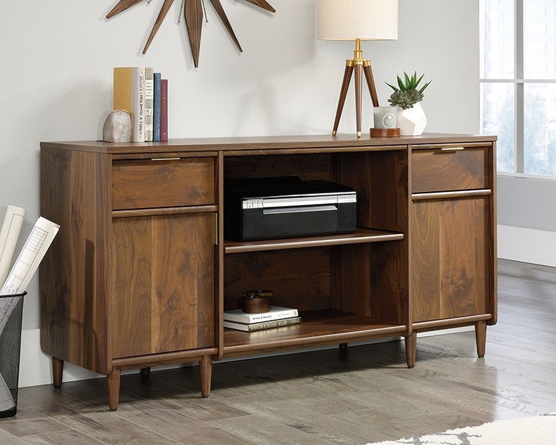 Grand Walnut Credenza