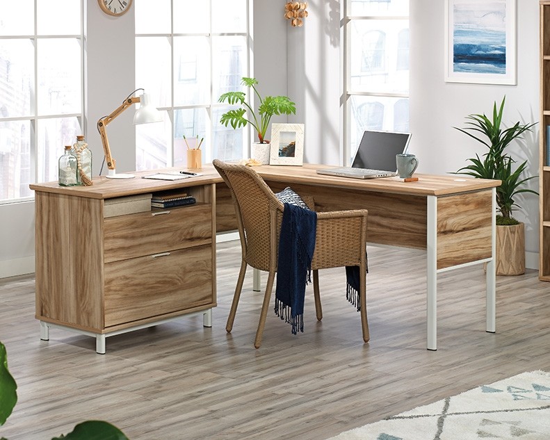 Portage Park, Modern L-Shaped Desk by Sauder, 427478