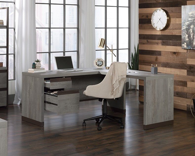 Manhattan Gate Modern L-Shaped Desk by Sauder, 429257