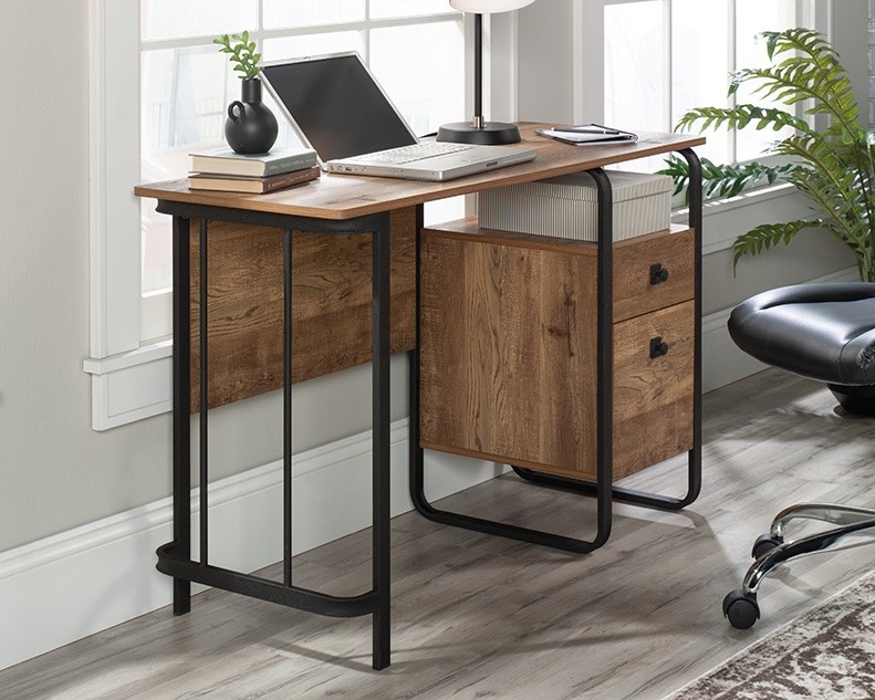 Station House Single Pedestal Desk by Sauder, 431615