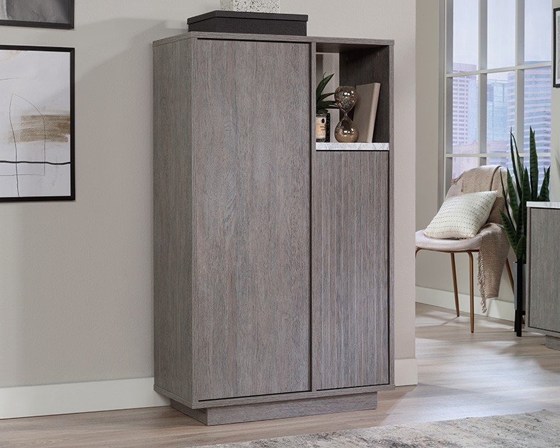East Rock Contemporary Storage Cabinet by Sauder, 431753 