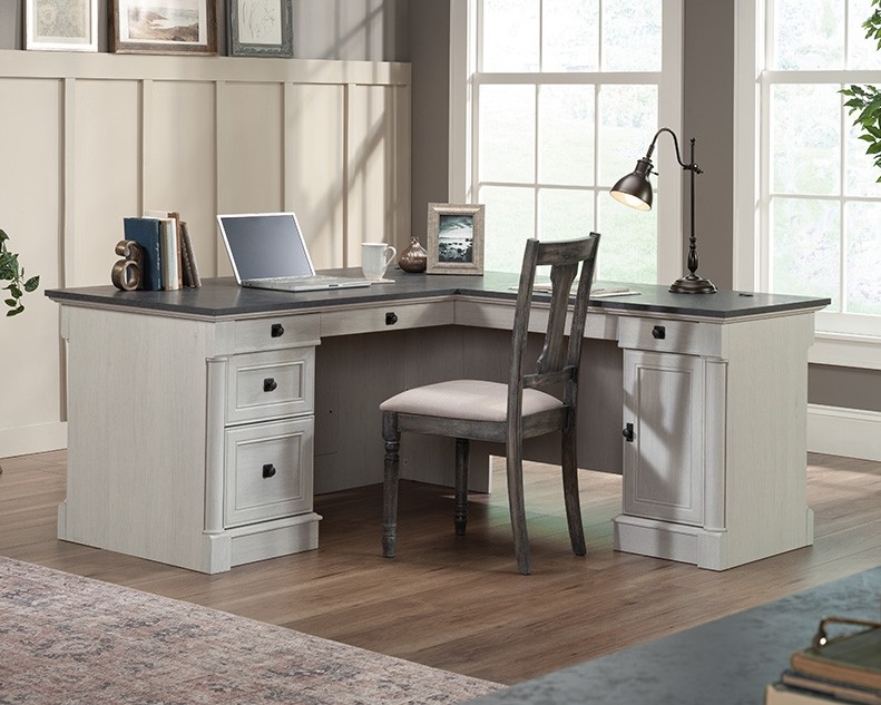 Sauder Palladia L-Shaped Desk 432725 