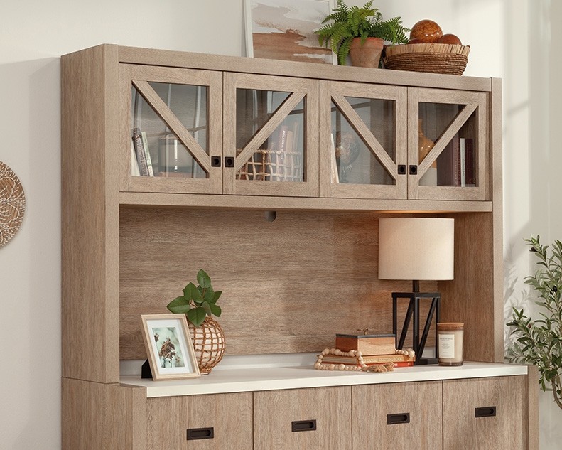 Dixon City Hutch by Sauder, 432895, bases sold separately