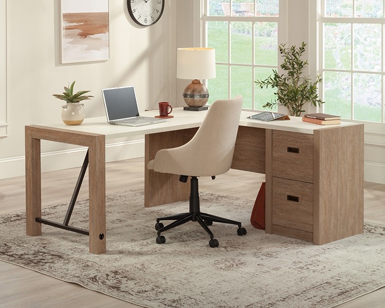 Dixon City L-Shaped Desk by Sauder, 432896