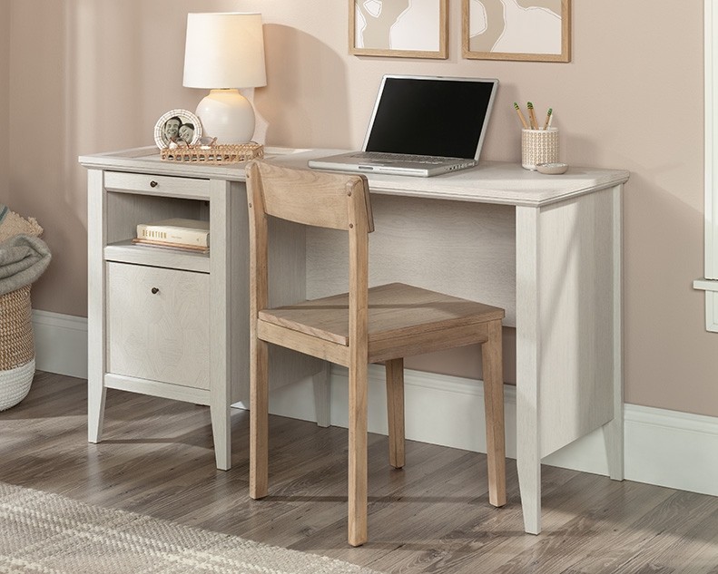 Larkin Ledge Single Pedestal Desk with Drawer by Sauder, 433624