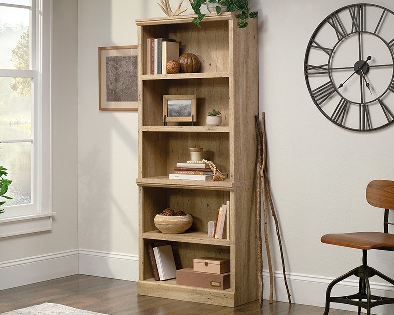 Aspen Post 5-Shelf Library Bookcase by Sauder, 433963