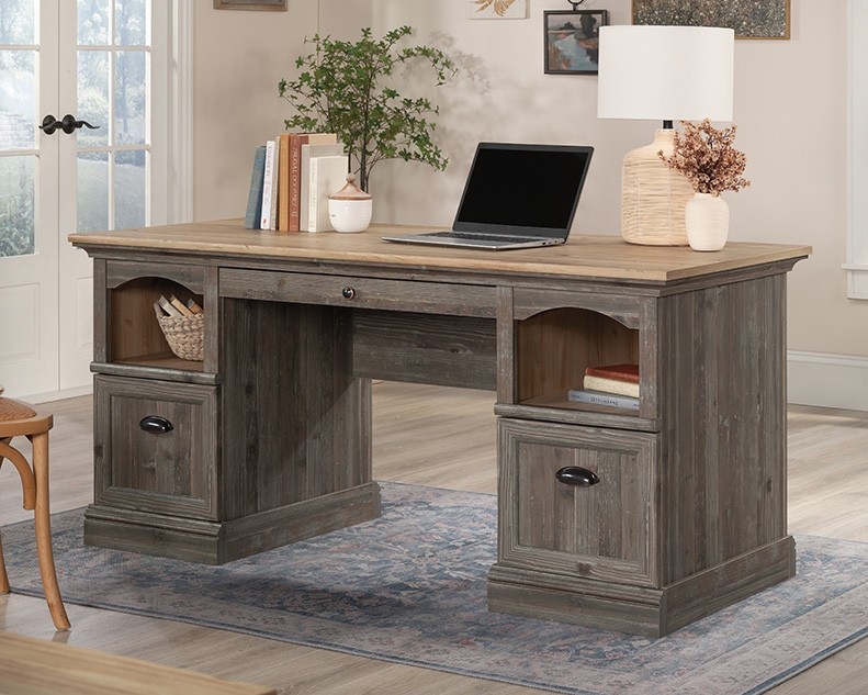 Sonnet Springs Executive Pedestal Desk by Sauder, 434922 