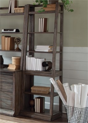 Stone Brook Leaning Bookcase by Liberty Furniture