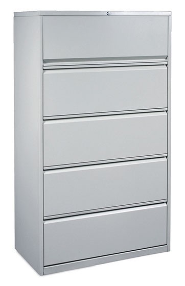 8000 Series Lateral File  5 Drawer Lateral File 35-1/2W  