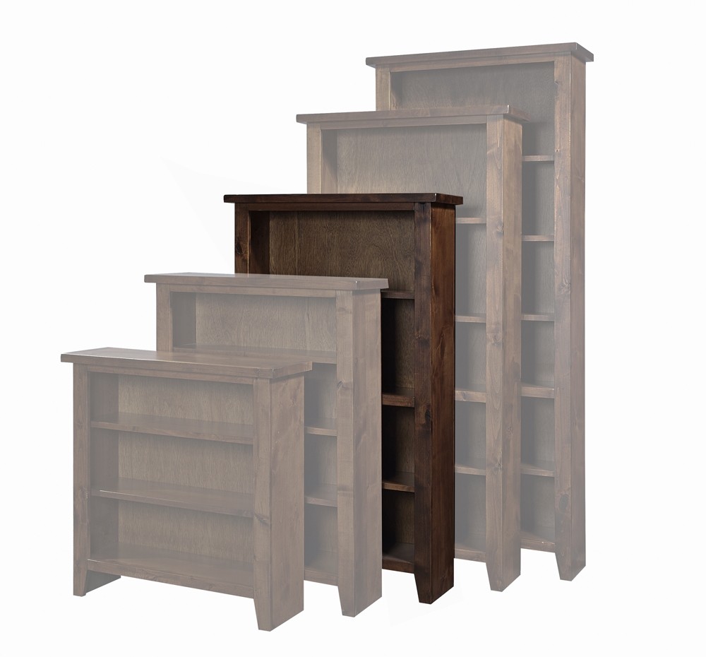 Alder Grove 60" Bookcase by Aspenhome, 3 Finishes