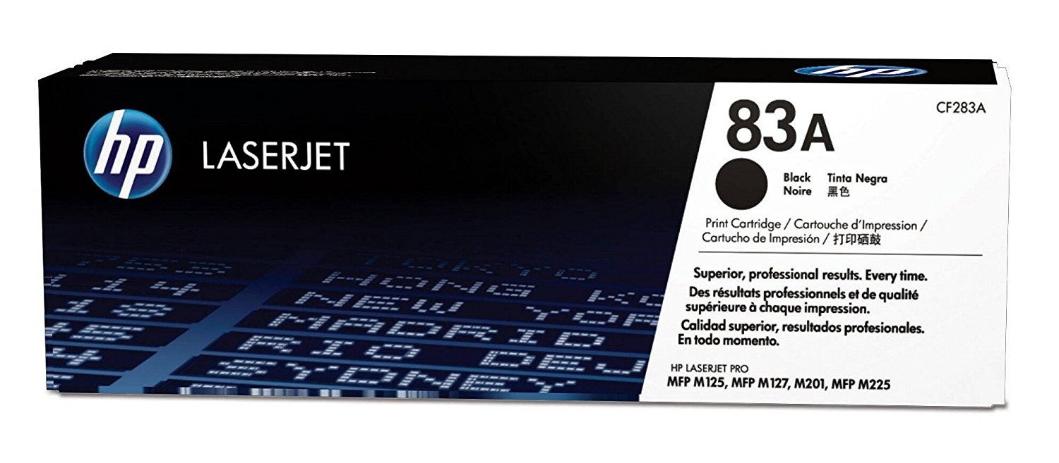 HP 83A Black Original LaserJet Toner Cartridge - CF283A