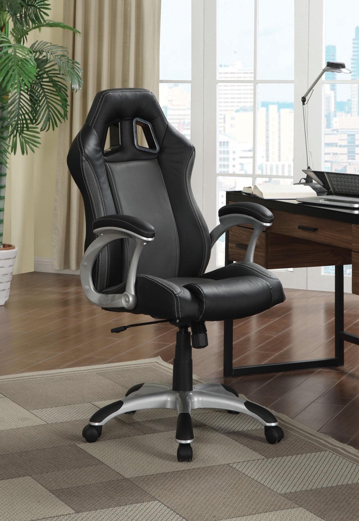 Office Task Chair with Air Ventilation Black