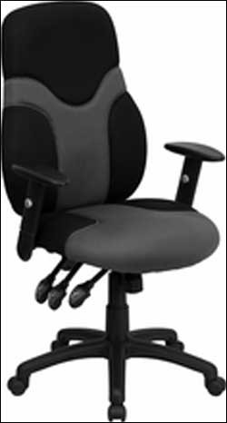 High Back Mesh Ergonomic Task Chair with Adjustable Arms 