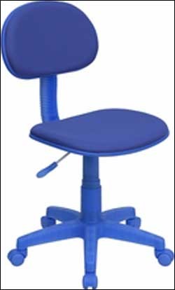 Small Back Blue Student Task Chair