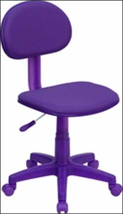 Small Back Purple Student Task Chair