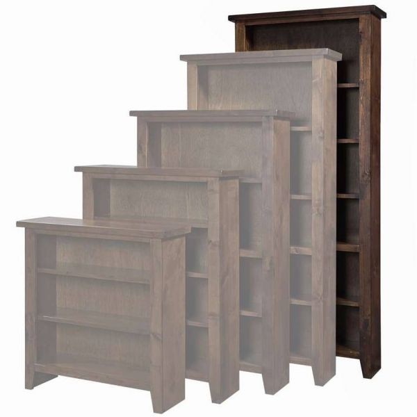 Alder Grove 84" Bookcase by Aspenhome, 3 Finishes 