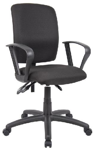 Boss Task Chair with Loop Arms B3037