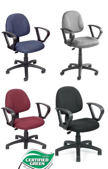 Boss Task Chair with Loop Arms B317