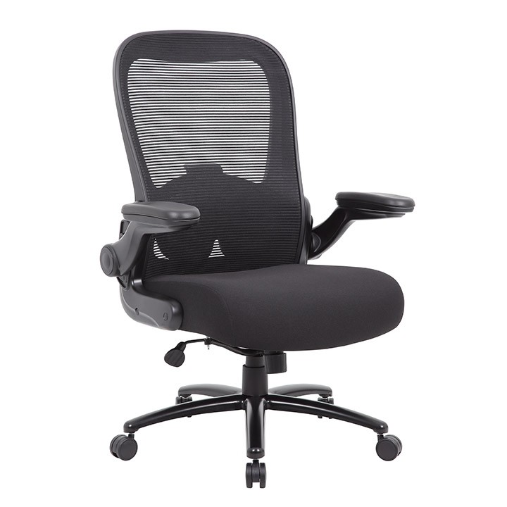 Boss Heavy Duty Flip Arm Mesh Task Chair