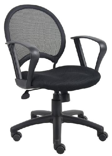 Mesh Task Chair with Loop Arms B6217