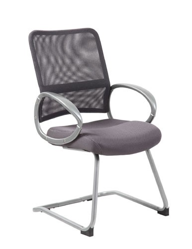 Boss Mesh Back Guest Chair in Charcoal Grey B6419-CG