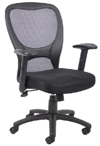 Boss Mesh Back Task with Arms B6508