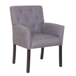 Boss taylor guest chair slate grey linen