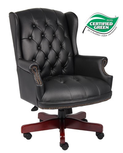 Boss Tufted Traditional Executive Swivel B800