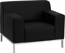 Contemporary Black Leather Chair