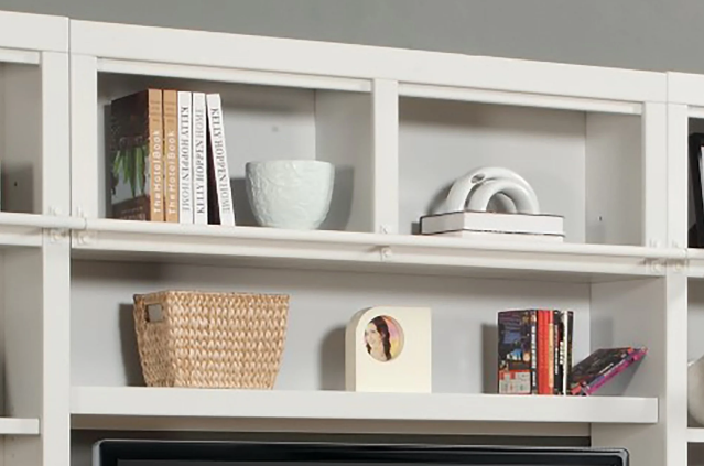 Boca 56" Bookcase Bridge, Shelf and Back Panel 